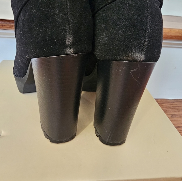 Yoki Fashion boots; Black Suede; Size 8.5M - Picture 11 of 12